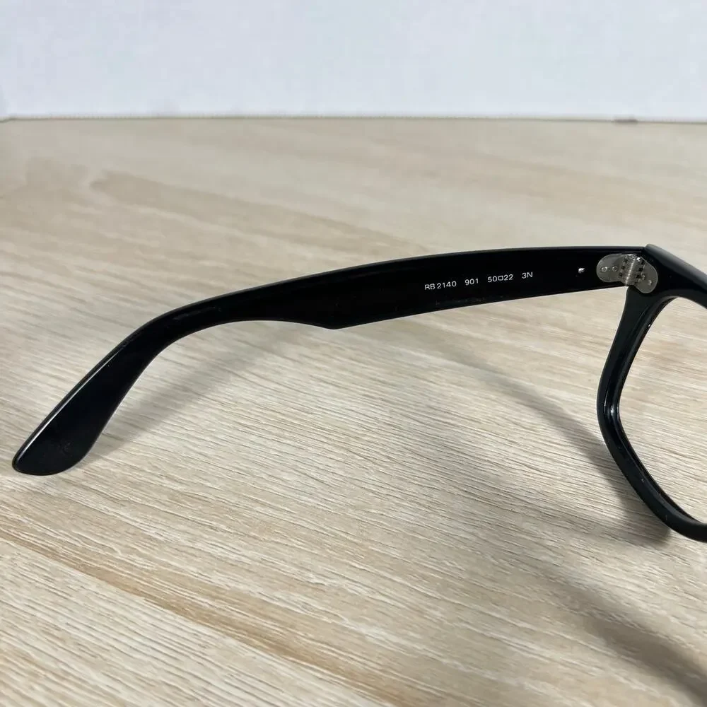 Ray-Ban RB2140 901 Wayfarer Sunglasses Polished Black FRAMES ONLY 50-22 Italy